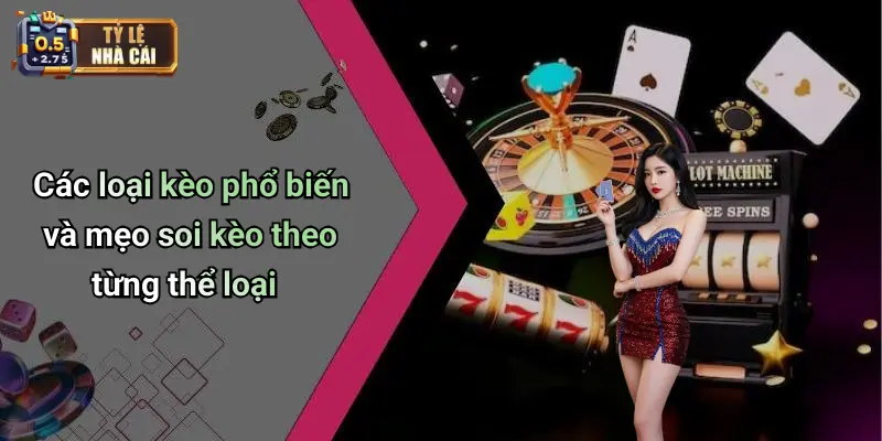 Các loại kèo phổ biến và mẹo soi kèo theo từng thể loại