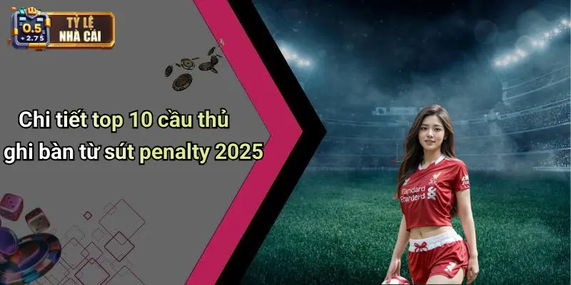 Chi tiết top 10 cầu thủ ghi bàn từ sút penalty 2025