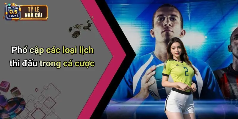 Phổ cập các loại lịch thi đấu trong cá cược