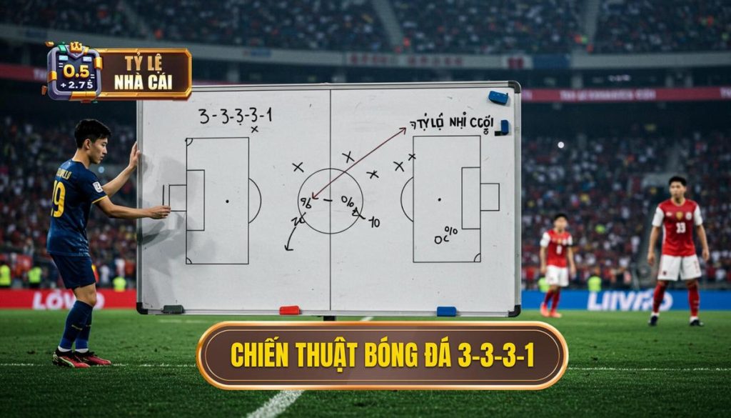 Chiến thuật bóng đá 3-3-3-1