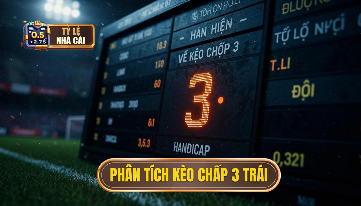 Phân Tích Cơ Bản Về Kèo Chấp 3 Trái