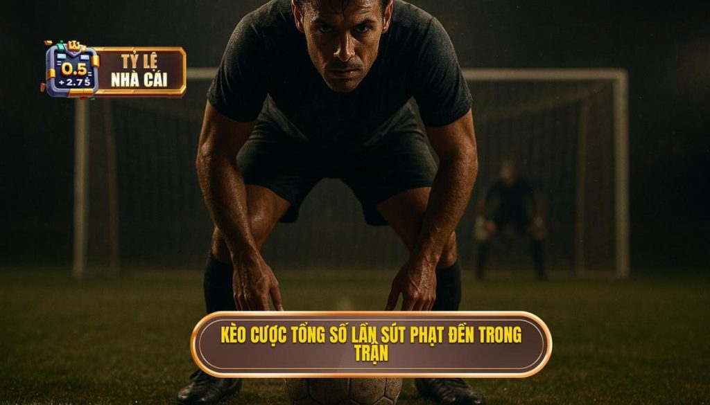 Kèo cược tổng số lần sút phạt đền trong trận