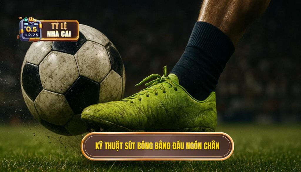 Kỹ thuật sút bóng bằng đầu ngón chân