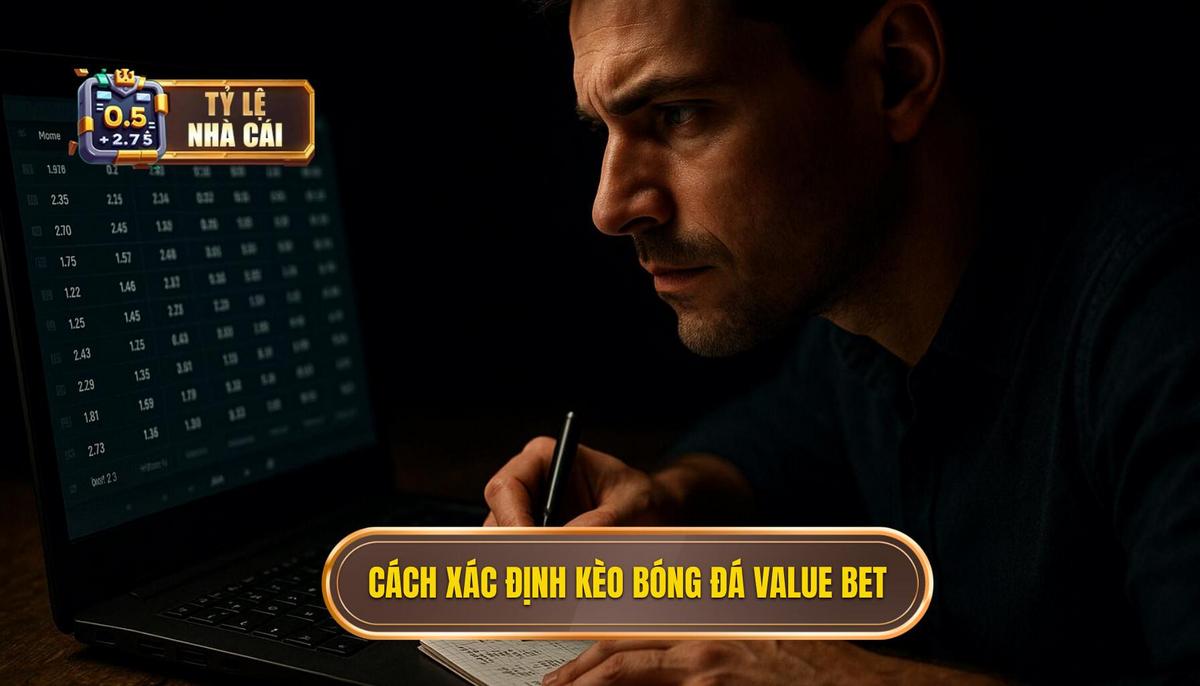 Cách tính toán và xác định kèo bóng đá value bet chuyên nghiệp