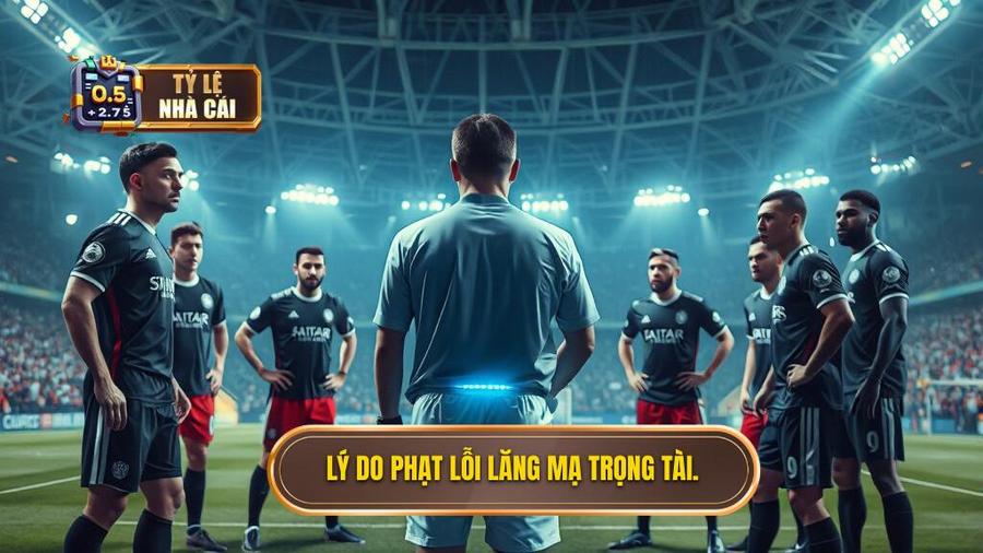1. Lý do phạt lỗi lăng mạ trọng tài.