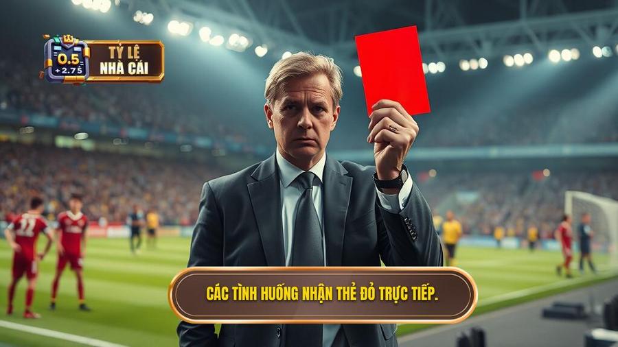 2. Các tình huống nhận thẻ đỏ trực tiếp.