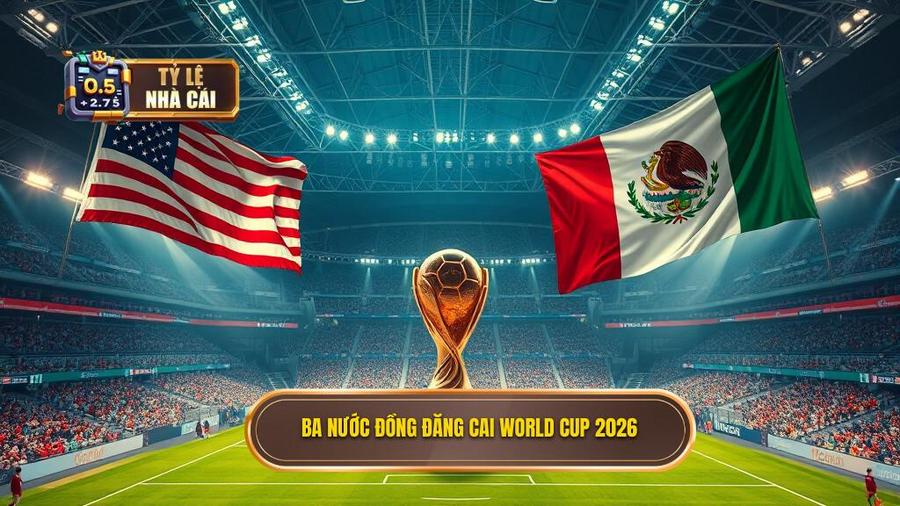 Ba nước đồng đăng cai World Cup 2026