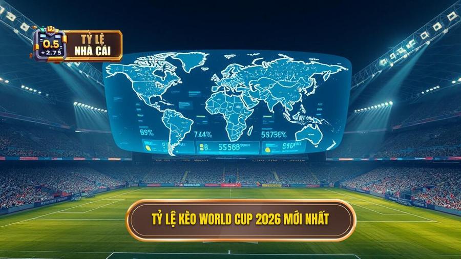 1. Tỷ lệ kèo World Cup 2026 mới nhất