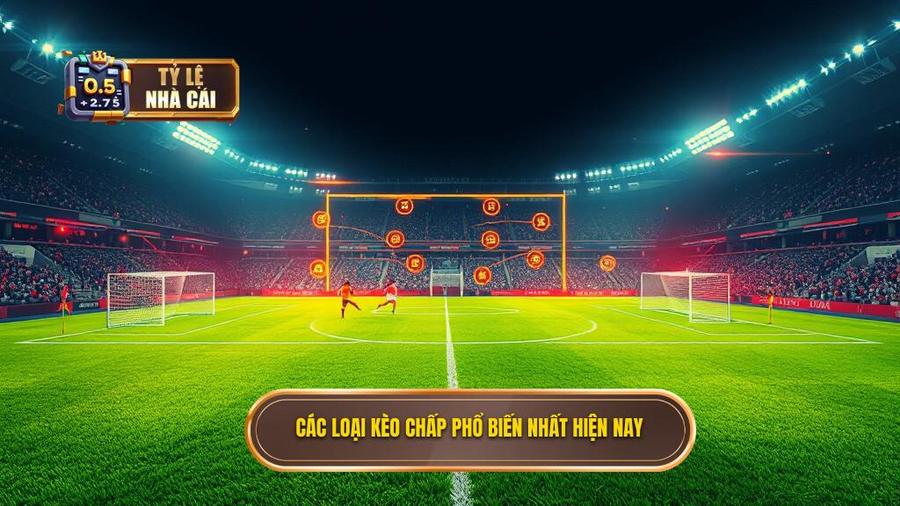 Các loại kèo chấp phổ biến nhất hiện nay