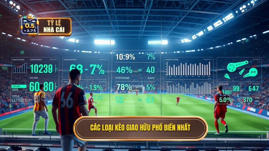 2. Các loại kèo giao hữu phổ biến nhất