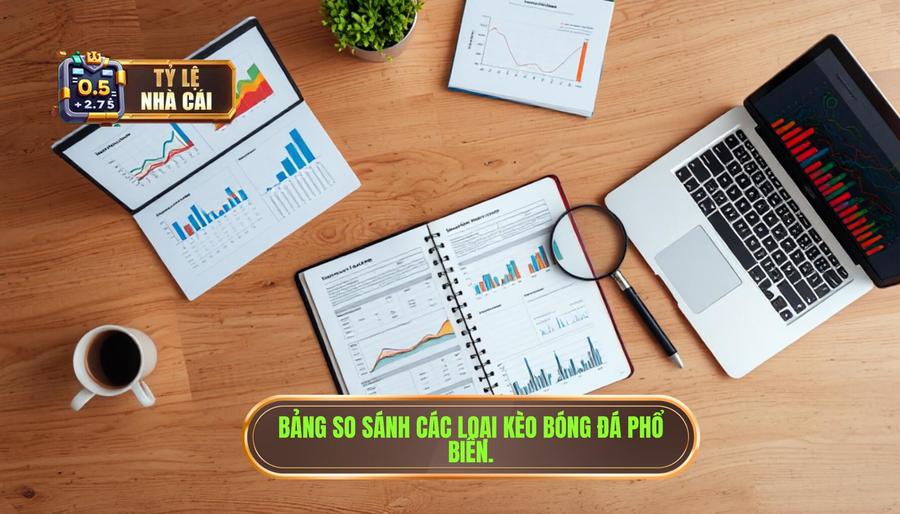 Bảng so sánh các loại kèo bóng đá phổ biến