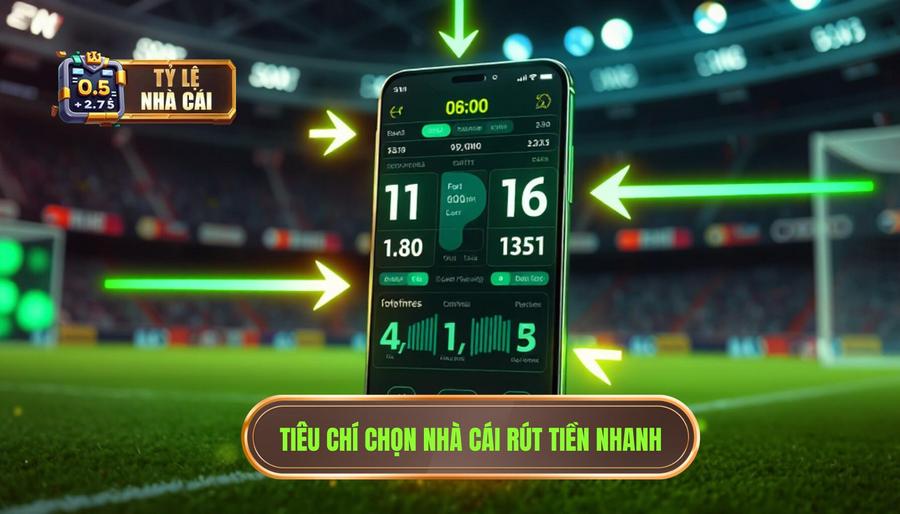 Các tiêu chí nhận diện nhà cái có kèo bóng đá rút tiền nhanh